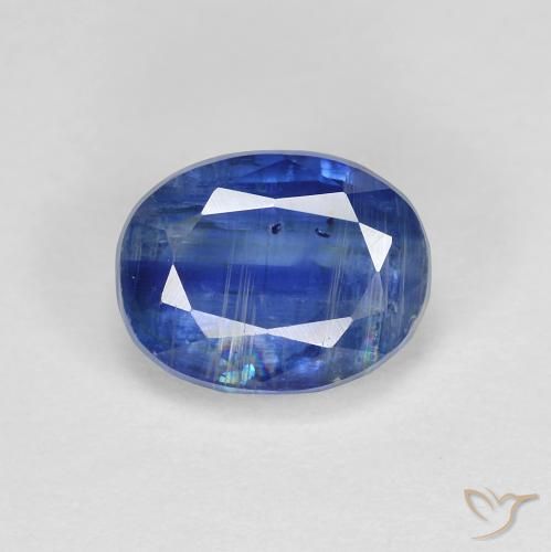 2.02ct Natürlicher dunkelblau Kyanit, Oval, SI