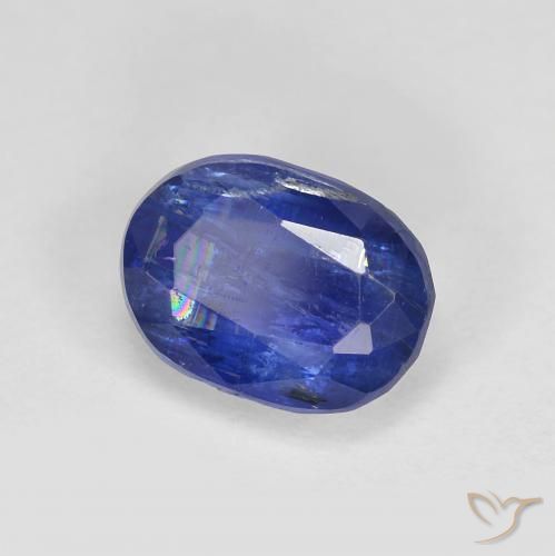 9,17 ctw natürlicher Intensives Marineblau Kyanit, Oval, SI