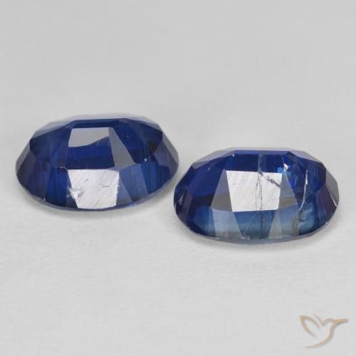 3.24 ct natürliche tiefblau Kyanit-Edelsteine, Oval, SI