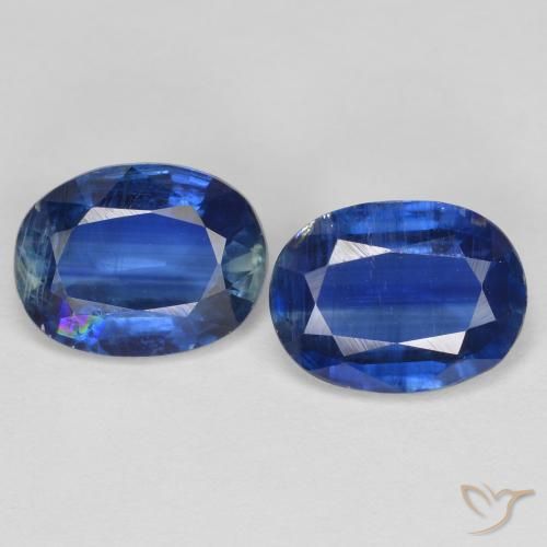 2.92ctw Natürlicher Navy blau Kyanit, Oval, SI