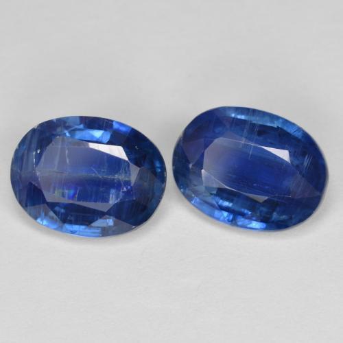 2.91 ct natürliche tiefblau Kyanit-Edelsteine, Oval, SI