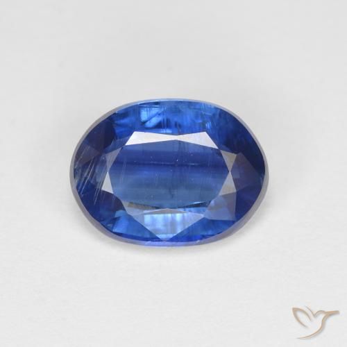 1.54ct Natürlicher tiefblau Kyanit, Oval, SI