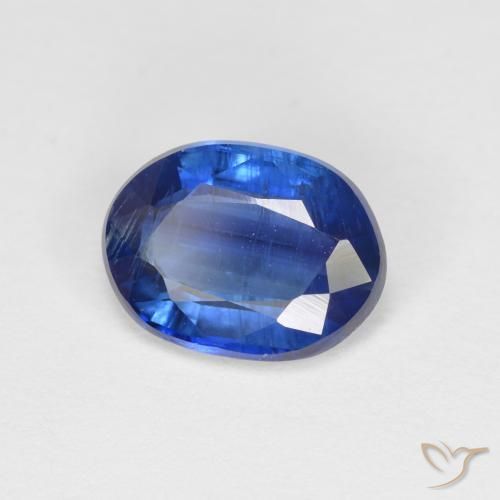 9,17 ctw natürlicher tiefblau Kyanit, Oval, SI