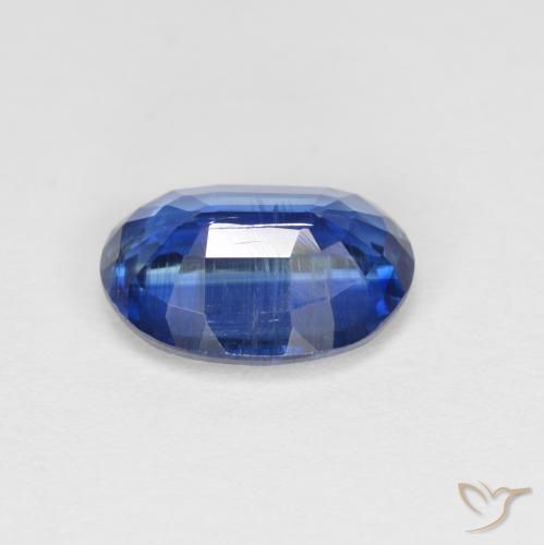 9,17 ctw natürlicher tiefblau Kyanit, Oval, SI
