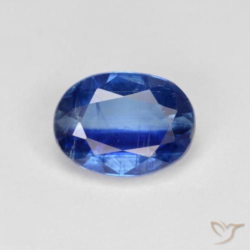 1.76ct Natürlicher Navy blau Kyanit, Oval, VS-SI