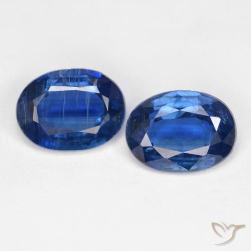 2.95ctw Natürlicher Navy blau Kyanit, Oval, SI
