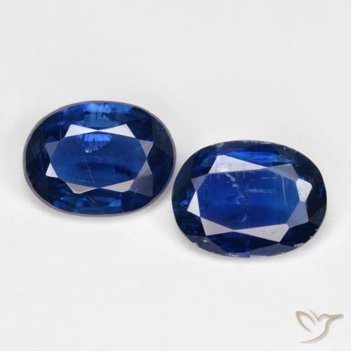 2.65ctw Natürlicher tiefblau Kyanit, Oval, SI