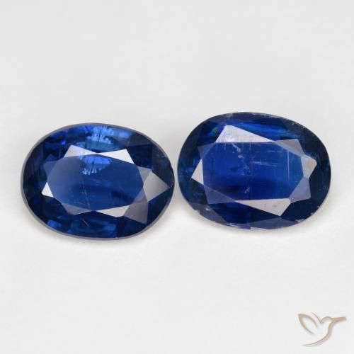 2.65 ct natürliche tiefblau Kyanit-Edelsteine, Oval, SI