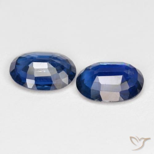 2.65 ct natürliche tiefblau Kyanit-Edelsteine, Oval, SI