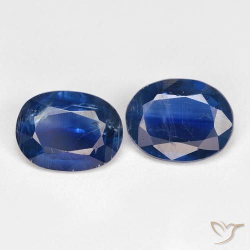 2.54 ct natürliche dunkelblau Kyanit-Edelsteine, Oval, SI