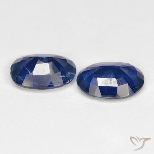 2.54 ct natürliche dunkelblau Kyanit-Edelsteine, Oval, SI