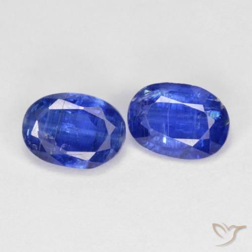 2.14 ct natürliche Elektrisches Blau Kyanit-Edelsteine, Oval, SI