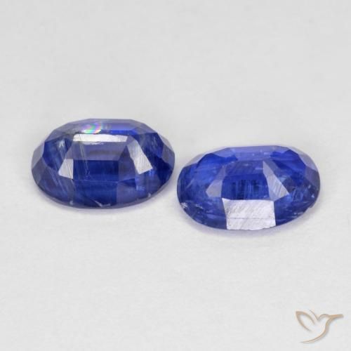 2.14 ct natürliche Elektrisches Blau Kyanit-Edelsteine, Oval, SI