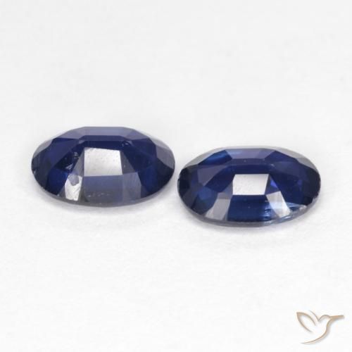 1.86 ct natürliche dunkelblau Kyanit-Edelsteine, Oval, VS-SI