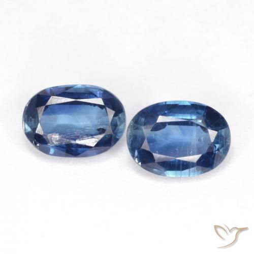 2.19ctw Natürlicher tiefblau Kyanit, Oval, VS-SI