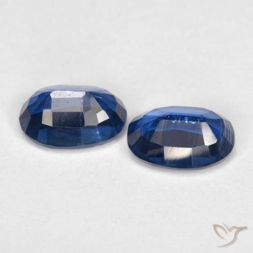 2.14 ct natürliche Navy blau Kyanit-Edelsteine, Oval, SI