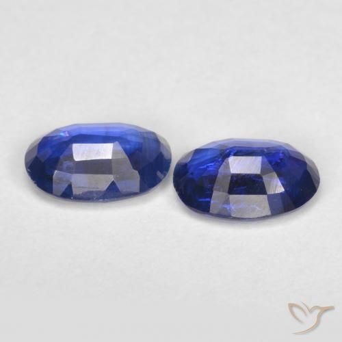 1.80 ct natürliche tiefblau Kyanit-Edelsteine, Oval, SI