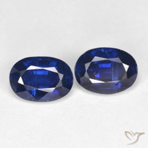 2.00 ct natürliche Navy blau Kyanit-Edelsteine, Oval, SI