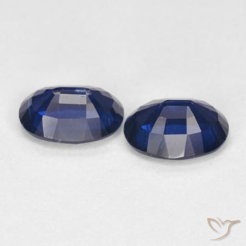 2.00 ct natürliche Navy blau Kyanit-Edelsteine, Oval, SI