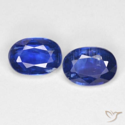 1.86 ct natürliche Wahres Blau Kyanit-Edelsteine, Oval, SI