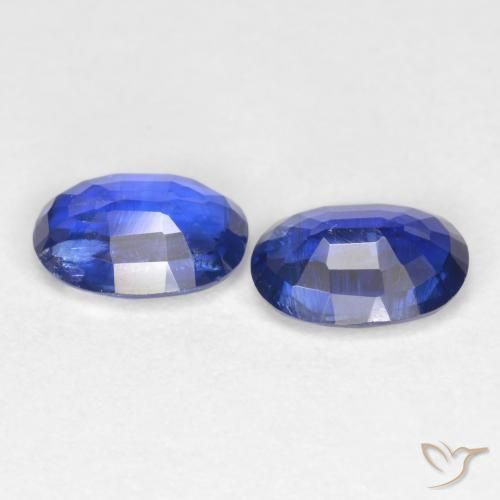 1.86 ct natürliche Wahres Blau Kyanit-Edelsteine, Oval, SI