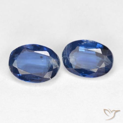 2.10 ct natürliche Navy blau Kyanit-Edelsteine, Oval, SI