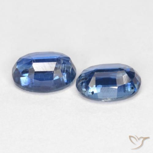 2.10 ct natürliche Navy blau Kyanit-Edelsteine, Oval, SI