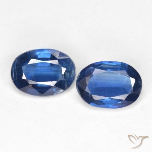 1.88ctw Natürlicher Navy blau Kyanit, Oval, SI