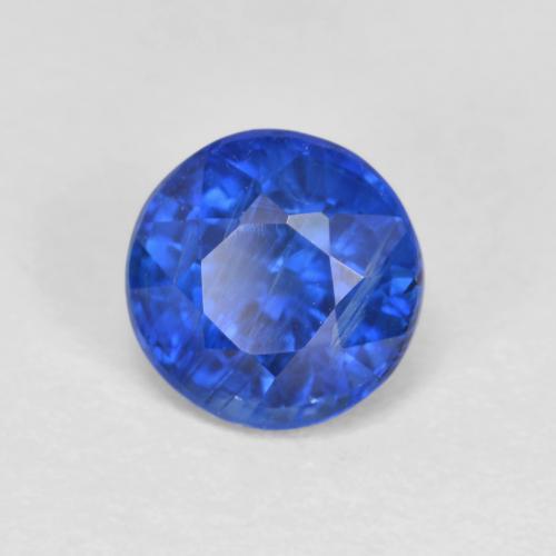 1,22 ctw natürlicher blauer Disthen, Rundschliff, VS-SI