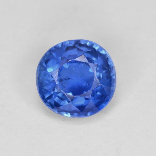 0,99 ctw natürlicher blauer Disthen, Rundschliff, VS