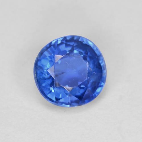 0,99 ctw natürlicher blauer Disthen, Rundschliff, VS