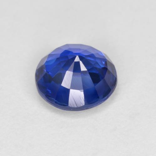 1,18 ctw natürlicher blauer Disthen, Rundschliff, VS