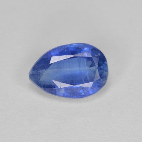 0,94 ctw natürlicher blauer Disthen, Birnenform, SI