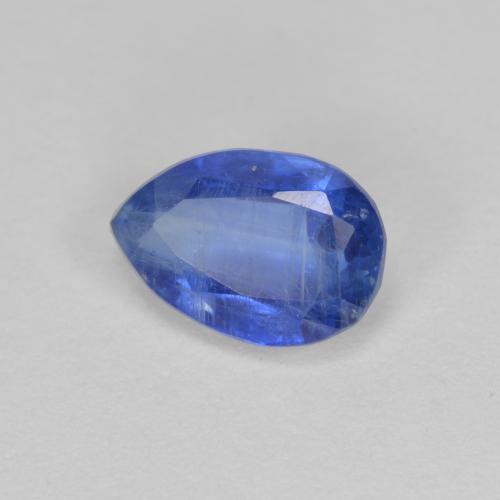 0,94 ctw natürlicher blauer Disthen, Birnenform, SI