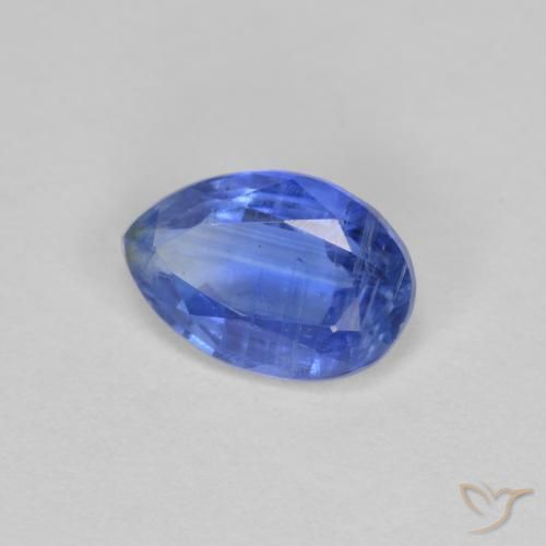 9,17 ctw natürlicher Mittleres Marineblau Kyanit, Birnenform, SI