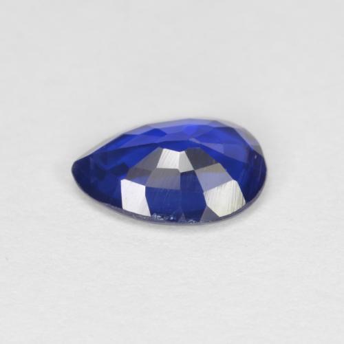 0,73 ctw natürlicher blauer Disthen, Birnenform, VS