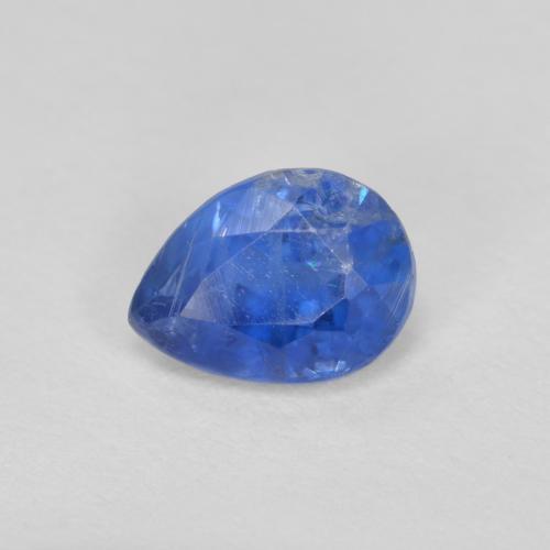 0,96 ctw natürlicher blauer Disthen, Birnenform, SI