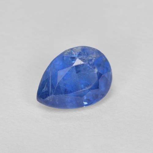 0,96 ctw natürlicher blauer Disthen, Birnenform, SI