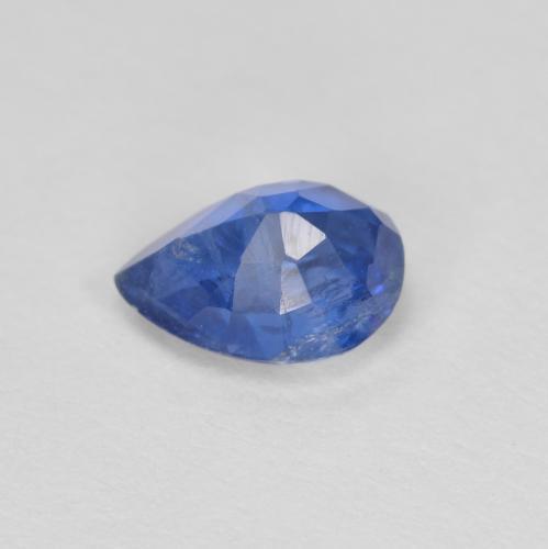 0,96 ctw natürlicher blauer Disthen, Birnenform, SI