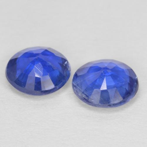 1.02 ct natürliche tiefblau Kyanit-Edelsteine, Rund Schliff, SI
