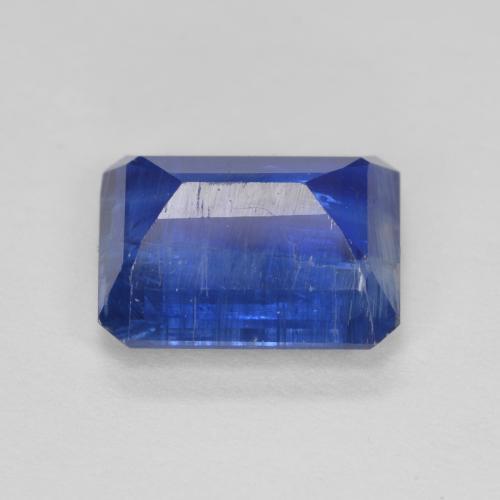 2,87 ctw natürlicher blauer Disthen, Smaragdschliff, SI