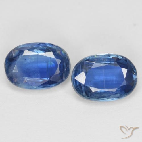 2.06ctw Natürlicher Navy blau Kyanit, Oval, SI
