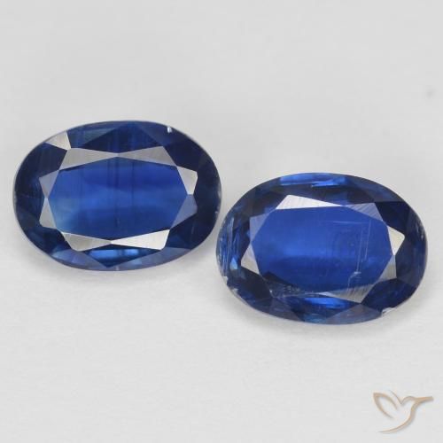 2.02ctw Natürlicher Navy blau Kyanit, Oval, SI