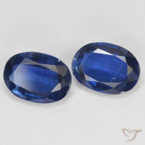 2.02 ct natürliche Navy blau Kyanit-Edelsteine, Oval, SI