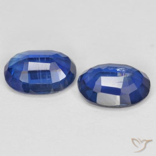2.02 ct natürliche Navy blau Kyanit-Edelsteine, Oval, SI