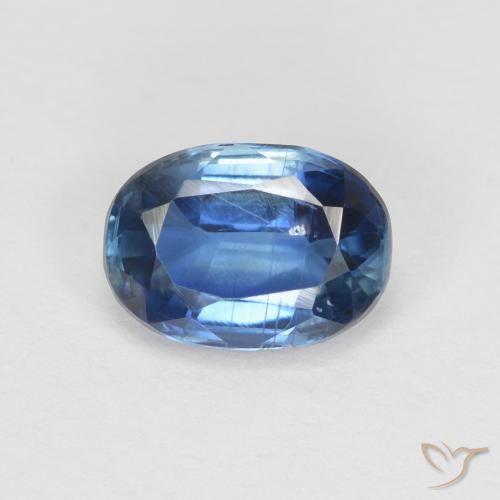 1.18ct Natürlicher Navy blau Kyanit, Oval, SI