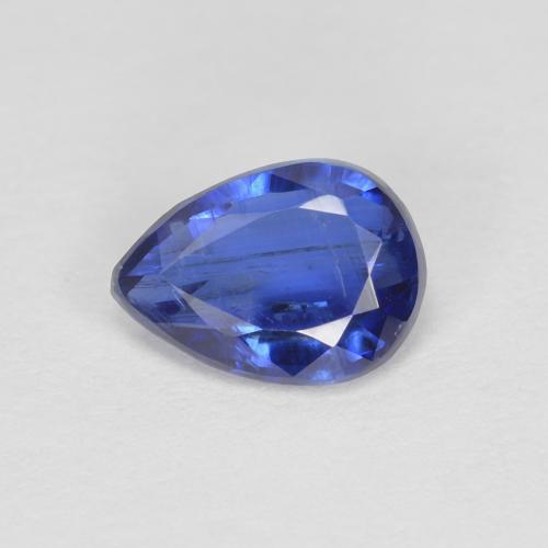 0,86 ctw natürlicher blauer Disthen, Birnenform, SI