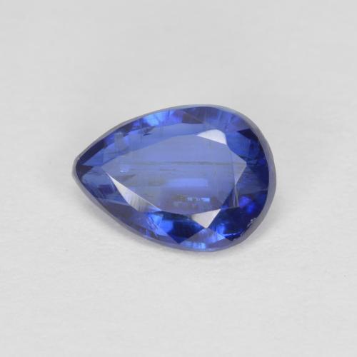 0,86 ctw natürlicher blauer Disthen, Birnenform, SI