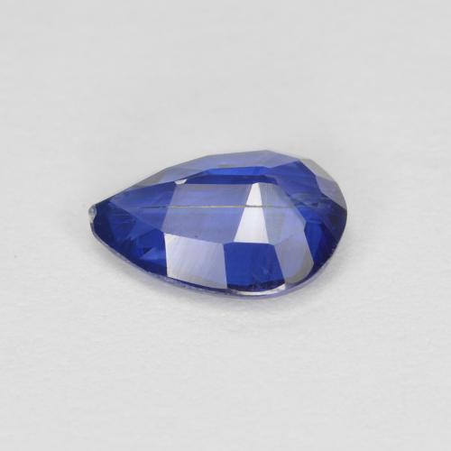 0,86 ctw natürlicher blauer Disthen, Birnenform, SI