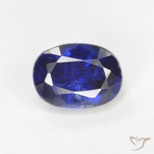 1.34ct Natürlicher Königsblau Kyanit, Oval, SI